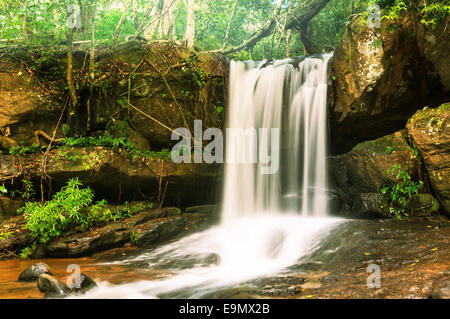 Wasserfall in Kambodscha Stockfoto