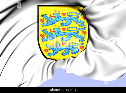 Wappen von Dänemark Stockfoto