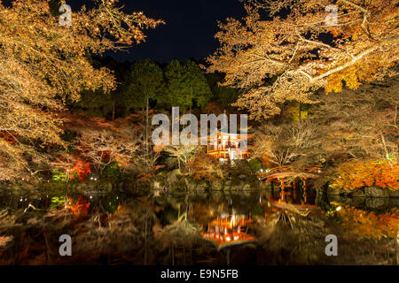 Daigoji Tempel Kyoto Japan Nacht Stockfoto