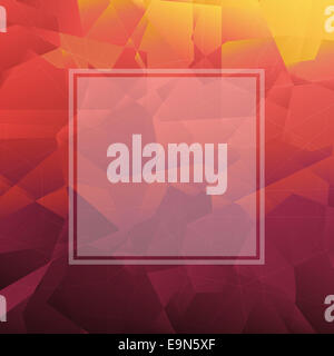 Abstrakte Dreieck Hintergrund mit Banner Stockfoto