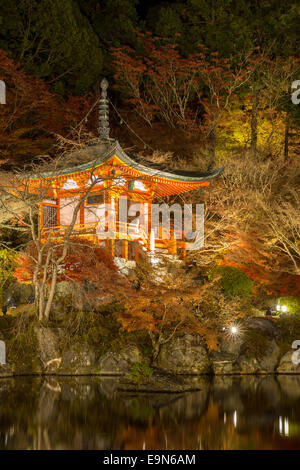 Daigoji Tempel Kyoto-Nacht Stockfoto