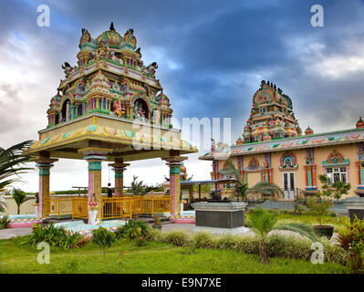 Mauritius. Hindu-Tempel. Stockfoto