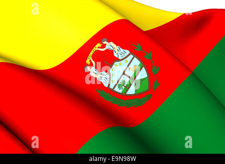 Flagge von Bolivien (1826-1851) Stockfoto