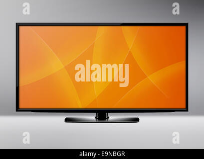 Modernen Flachbildschirm-TFT-Fernseher mit Surround-sound-Lautsprecher