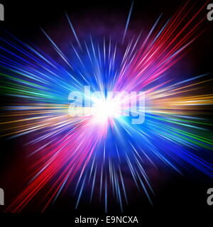 hellen Fraktale Stockfoto