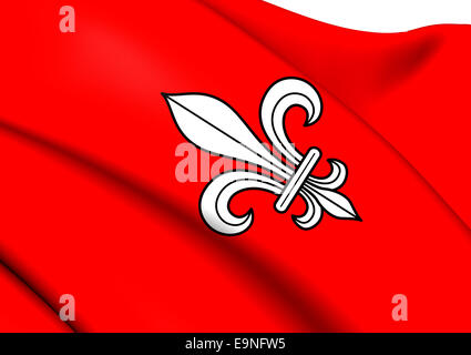 Flagge von Alterswil Stockfoto