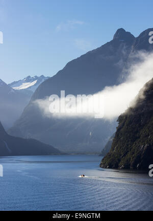 Fjord von Milford Sound in Neuseeland Stockfoto