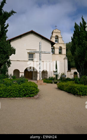 CA02360-00... Kalifornien - Mission San Juan Bautista auf der San Juan Bautista State Historic Park in der Nähe von Hollister. Stockfoto