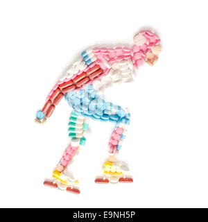 Inline-Speedskating. Stockfoto