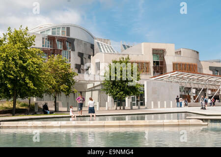 Schottisches Parlament, Holyrood, Edinburgh, Scotland, UK Stockfoto