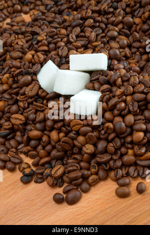 weiße Tasse arabischem Kaffee Zucker frei Konzept Stockfoto