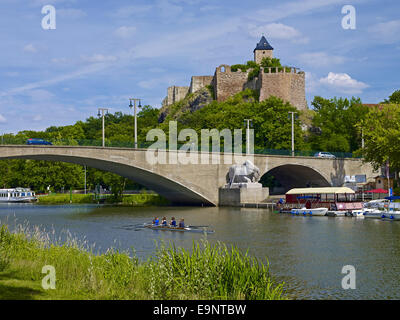 Burg Giebichenstein in Halle, Deutschland Stockfoto