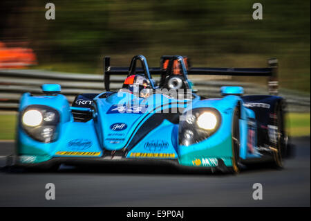 Le Mans, Frankreich. 24. Juni 2014. 24 Stunden Rennen von Le Mans Endurance. #43 NEWBLOOD von MORAND RACING (CHE) MORGAN JUDD CHRISTIAN KLIEN (AUT) GARY HIRSCH (CHE) ROMAIN BRANDELA (FRA) © Aktion Plus Sport/Alamy Live-Nachrichten Stockfoto