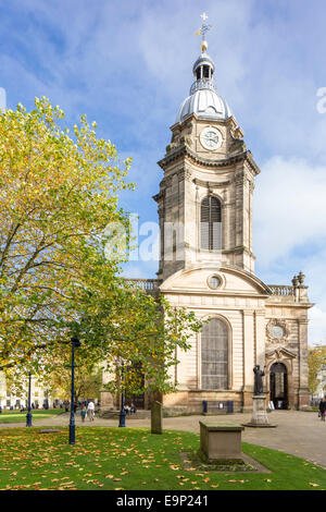 Herbst bei St Philip Kathedrale, Birmingham, Colmore Reihe, England, UK Stockfoto