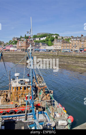 Oban-Hafen Stockfoto