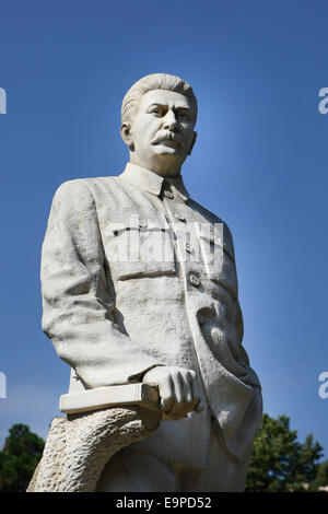 Statue von Joseph Stalin in der Stalin-Museum, Gori, Georgia, Asien, Europa Stockfoto