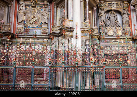 Epitaph Landgraf Otto von Hessen-Kassel, St. Mary Parish Kirche, Marburg, Hessen, Deutschland, Europa Stockfoto