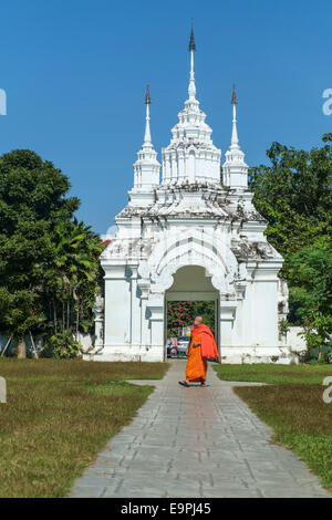 Tempelanlage Wat Phra Singh, Chiang Mai, Thailand Stockfoto