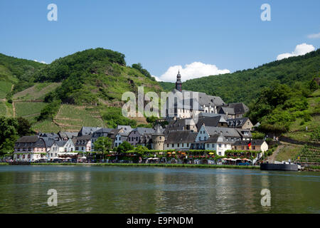 Mittelalterliche Stadt Beilstein Mosel-Flusstal der Mosel Deutschland Stockfoto