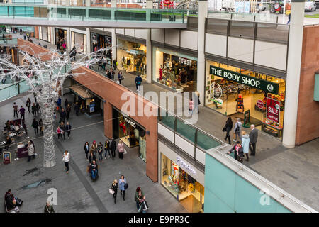 Liverpool One Einkaufszentrum Mall in Liverpool Stockfoto