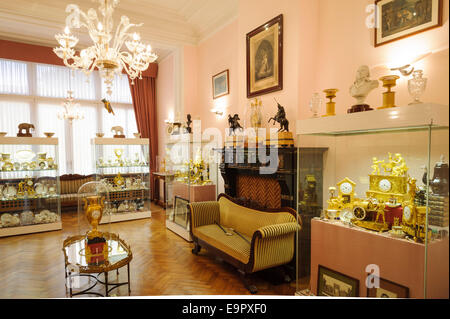 Kunsthandwerk-Museum Francois Duesberg, Innen, Mons, Hennegau, Wallonien, Belgien, Europa | Museum der dekorativen Künste Francois Duesb Stockfoto