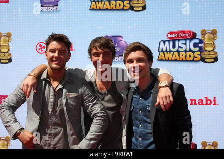 2014 radio Disney Music Awards mit: Emblem3 wo: Los Angeles, California, Vereinigte Staaten von Amerika bei: 26. April 2014 Stockfoto