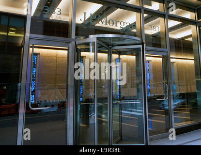 Eine Ansicht der JPMorgan Gebäude in New York Stockfoto