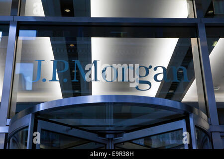 Eine Ansicht der JPMorgan Gebäude in New York Stockfoto