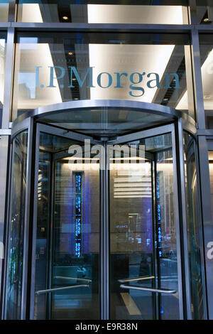 Eine Ansicht der JPMorgan Gebäude in New York Stockfoto