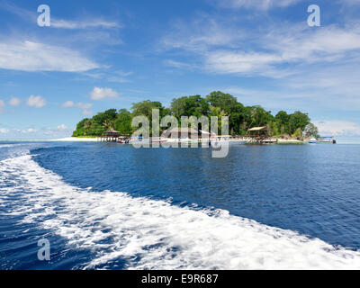 Am idyllischen Pulau Sipadan Insel in Sabah, Ost-Malaysia. Stockfoto