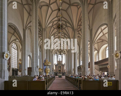 Schiff in der Kirche St. Peter und Paul in Görlitz, Deutschland Stockfoto