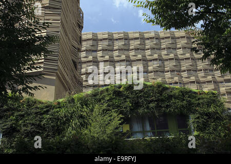 Eco-Nachbarschaft mit der Bezeichnung neue Stadtgebiet, Clichy-Batignolles, Paris, Frankreich Stockfoto