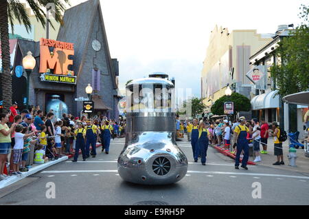 Verächtlich mir Minion Chaos Ultra HD digitale Animation 3D-Abenteuer Universal Studios Orlando, Florida, USA. Stockfoto