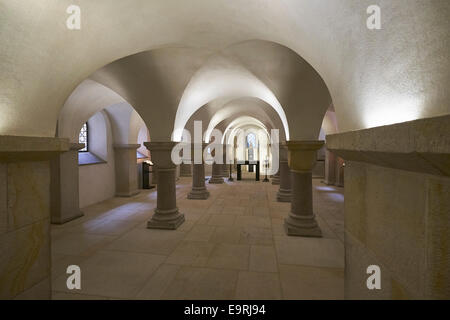 Krypta der St. Marys Cathedral in Hildesheim, Deutschland Stockfoto