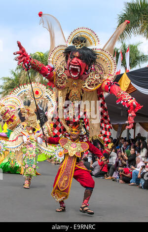 Jember Fashion Festival, Ost-Java, Indonesien Stockfoto