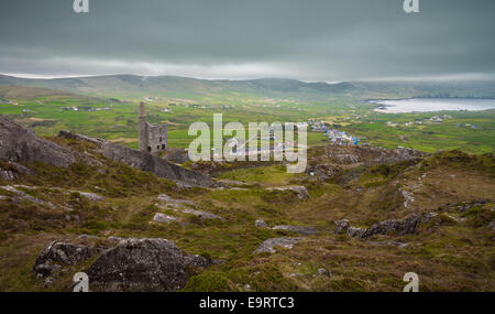 Exquisite Aussicht auf Allihies Dorf In West Cork Stockfoto