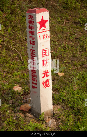 Gedenkstein von Mao Zedongs langen Marsch, Provinz Guizhou, China Stockfoto