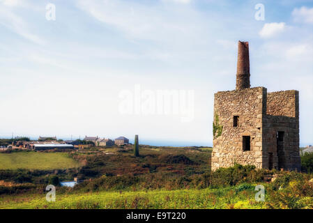 Levant Mine, Pendeen, Cornwall, England, Vereinigtes Königreich Stockfoto