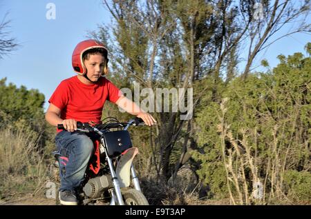 Motocross-Strecke, der Traum aller Kinder. Stockfoto