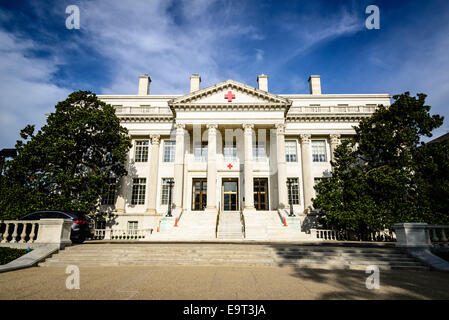 Amerikanische Rote Kreuz Landeszentrale, 17. Street NW, Washington DC Stockfoto