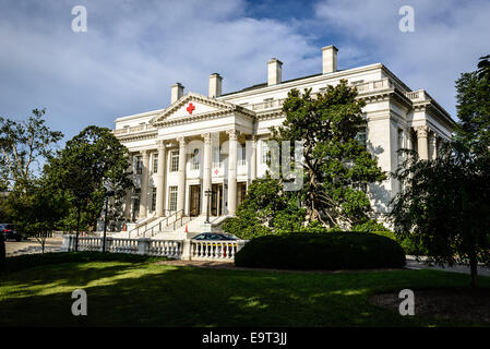 Amerikanische Rote Kreuz Landeszentrale, 17. Street NW, Washington DC Stockfoto