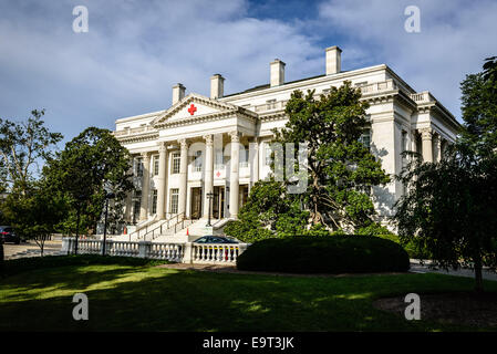 Amerikanische Rote Kreuz Landeszentrale, 17. Street NW, Washington DC Stockfoto