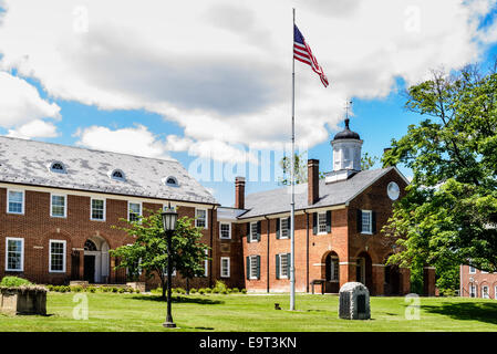 Fairfax County Courthouse, Stadt Fairfax, Virginia Stockfoto