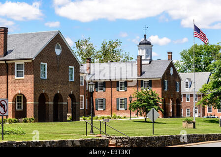 Fairfax County Courthouse, Stadt Fairfax, Virginia Stockfoto