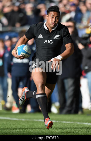 Chicago, Illinois, USA. 1. November 2014. Julian Savea während der Rugby Union Testspiel zwischen der New Zealand All Blacks und USA Eagles im Soldier Field. Chicago, USA am Samstag, 1. November 2014. Bildnachweis: Aktion Plus Sport/Alamy Live-Nachrichten Stockfoto