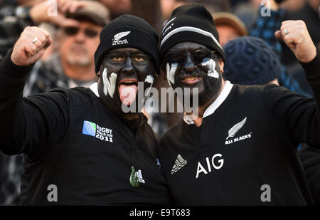 Chicago, Illinois, USA. 1. November 2014. Fans während der Rugby Union Testspiel zwischen der New Zealand All Blacks und USA Eagles im Soldier Field. Chicago, USA am Samstag, 1. November 2014. Bildnachweis: Aktion Plus Sport/Alamy Live-Nachrichten Stockfoto