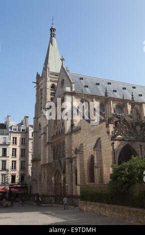 Die Kirche Saint-Séverin, Paris, Frankreich. Stockfoto