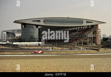 Shanghai, China. 2. November 2014. FIA World Endurance Championship 1-2 beenden in Shanghai am Shanghai International Circuit. Bildnachweis: Marcio Machado/ZUMA Draht/Alamy Live-Nachrichten Stockfoto