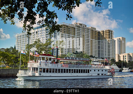 Carrie B Fluss Dampfer von Fort Lauderdale Stockfoto