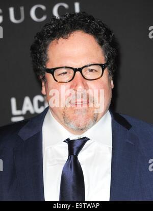 Los Angeles, Kalifornien, USA. 1. November 2014. Jon Favreau im Ankunftsbereich für 2014 LACMA KUNSTFILM GALA - Teil2, Los Angeles County Museum of Art, Los Angeles, Kalifornien 1. November 2014. Bildnachweis: Elizabeth Goodenough/Everett Collection/Alamy Live-Nachrichten Stockfoto